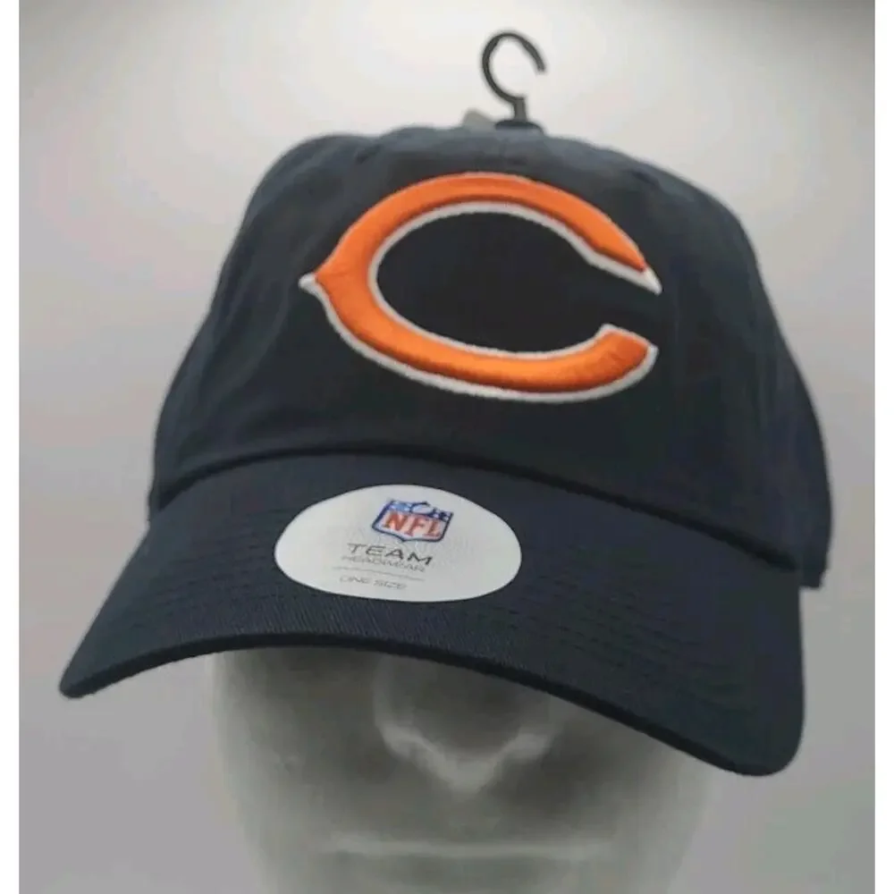 Chicago Bears NFL Football Strapback‎ Hat Cap Clasp NWT C Team Apparel